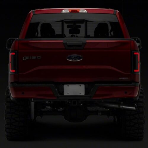 Raxiom for 2015-2017 Ford F-150 Axial Series LED Tail Lights- Black Housing (Smoked Lens) - Image 9