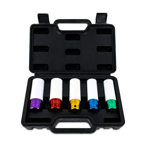 Mishimoto 1/2in. Wheel Nut Socket Set - 5pc - Image 2