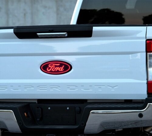 Alternative view of Putco 21-22 Ford F-150 Front Luminix Ford LED Emblem - w/ Camera CutOut