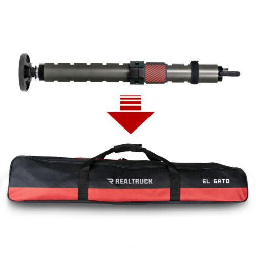 Go Rhino XVenture Gear El Gato EG1 Hydraulic Jack Bag - Black/Red Nylon - Image 5