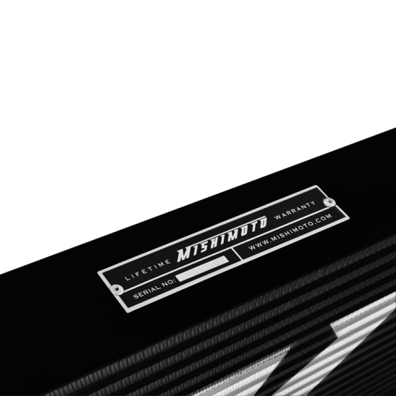 Mishimoto Universal Black R Line Intercooler Overall Size: 31x12x4 Core Size: 24x12x4 Inlet / Outlet - Image 5