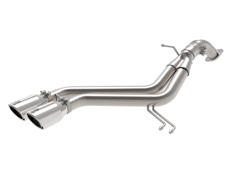 aFe Power Takeda 13-17 Hyundai Veloster L4-1.6L 2-1/2in 304 SS Axle-Back Exhaust w/ Polished Tips - Image 3