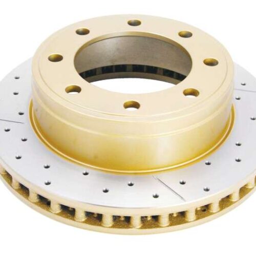 DBA 99-04 Ford F-250 Super Duty (w/Rear Rotor) 4WD Front Street Drilled & Slotted Rotor - Image 3