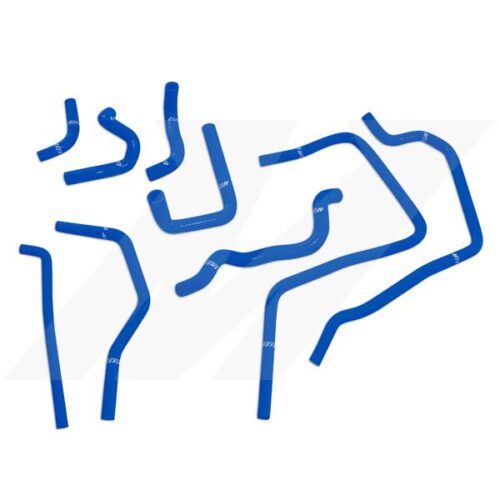Mishimoto Ancillary Hoses for 01-05 Subaru WRX Blue Silicone - Image 4