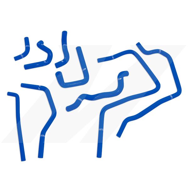 Mishimoto Ancillary Hoses for 01-05 Subaru WRX Blue Silicone - Image 4