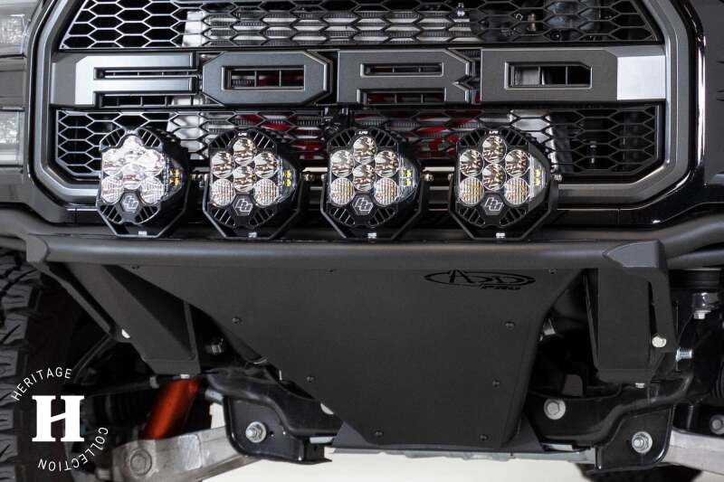 Addictive Desert Designs for 17-20 Ford Raptor Pro Add-On Light Hoop - Hammer Black - Image 3