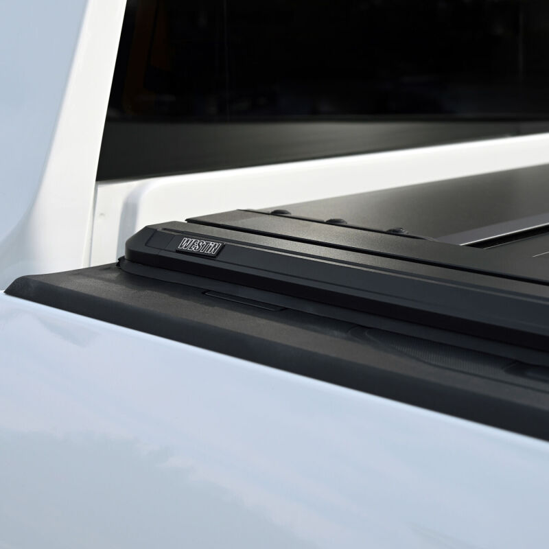 Westin 20-26 GM Silverado/Sierra 2500/3500 6.5ft Bed Electric Retractable Tonneau Cover - Black - Image 5