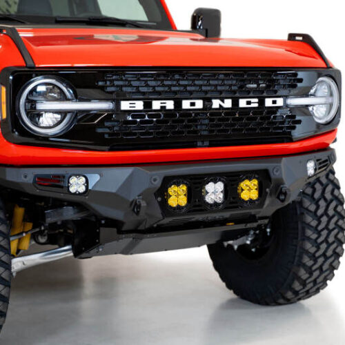 Addictive Desert Designs for 21-22 Ford Bronco Bomber Front Bumper (w/ 3 Baja Designs LP4 Mounts) - Image 8
