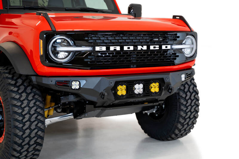 Addictive Desert Designs for 21-22 Ford Bronco Bomber Front Bumper (w/ 3 Baja Designs LP4 Mounts) - Image 8