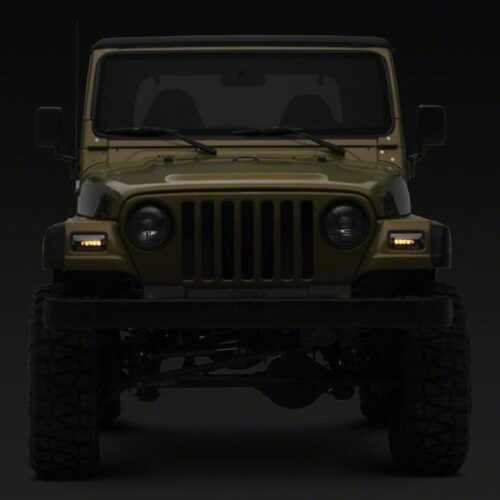 Raxiom for 1997-2006 Jeep Wrangler TJ Axial Series LED Sequential Cornering Lights- Clear - Image 9