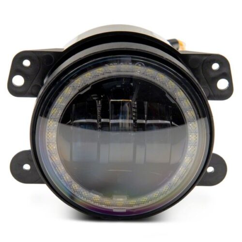 Raxiom for 2007-2018 Jeep Wrangler JK Axial Series 4-In LED Fog Lights w/ Halo - Image 10