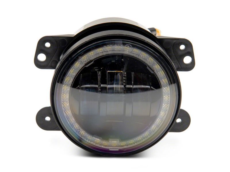 Raxiom for 2007-2018 Jeep Wrangler JK Axial Series 4-In LED Fog Lights w/ Halo - Image 10