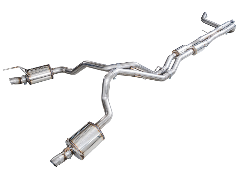 AWE Tuning Exhaust System (Reuses OE Tips) for 2021+ Cadillac Escalade 6.2L 0FG Dual Exit - Image 2