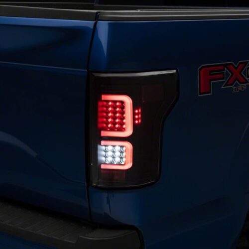 Raxiom for 2015-2017 Ford F-150 G3 LED Tail Lights- Black Housing (Clear Lens) - Image 4