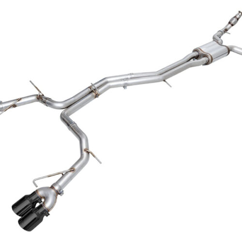 AWE Tuning Track Edition Exhaust - Diamond Black Tips for 19-23 Audi C8 S6/S7 2.9T V6 AWD