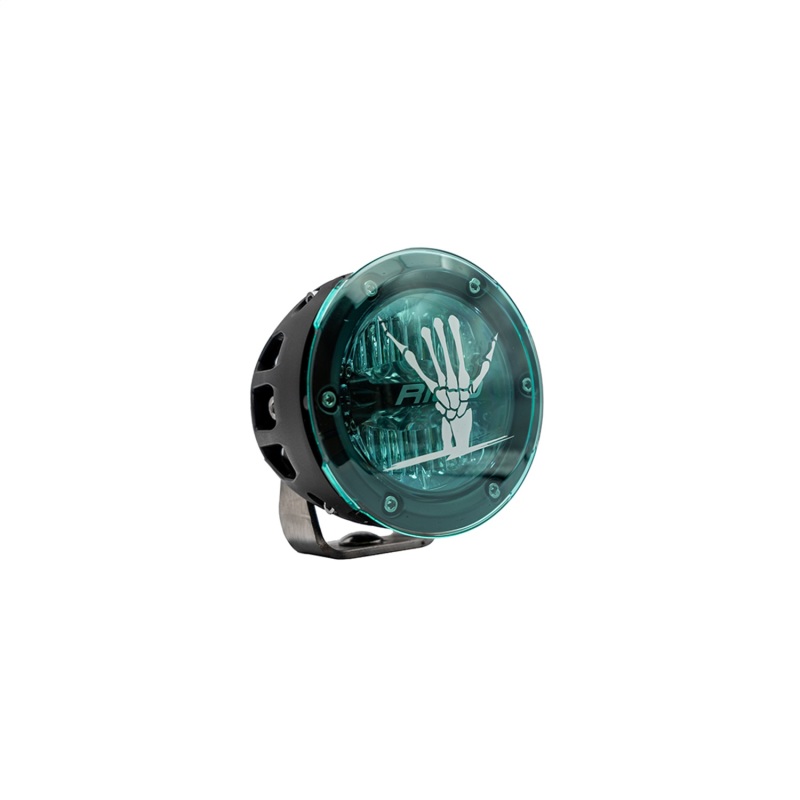 Rigid Industries x SHREDDY 360-Series 4in Lights w/Wt Bcklght (2) + 6 Covers (2 Pink/2 Teal/2 Blk) - Image 2