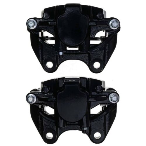 Power Stop 07-20 Cadillac Escalade Rear Black Caliper - Pair w/Bracket - Image 2