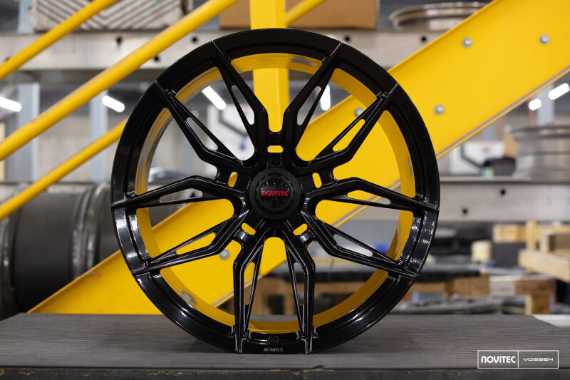 Vossen x Novitec NF11 21x9.5in - 5x114.3 BP - ET38 - Gloss Black Ferrari 296 Front Wheel - Image 2