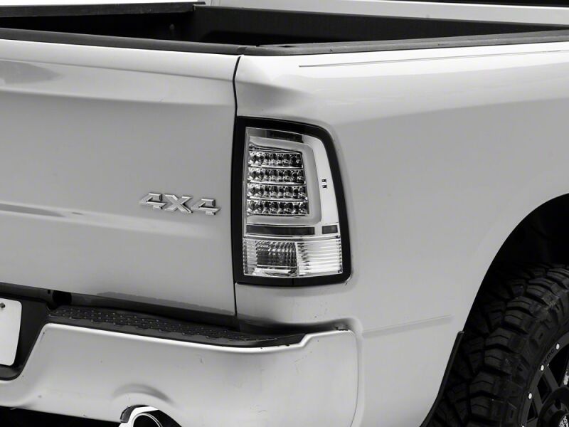 Raxiom for 2009-2018 Dodge RAM 1500 Axial Series LED Tail Lights- Chrome Housing- Clear Lens - Image 6