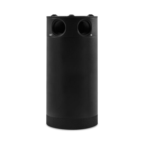 Mishimoto 2-Port Universal XL Baffled Catch Can - Black - Image 3