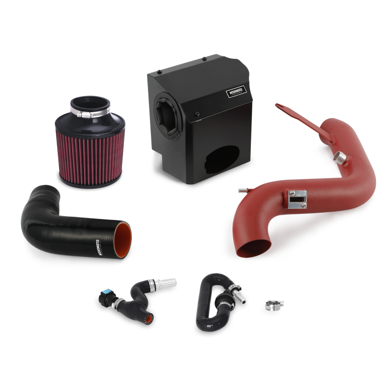 Mishimoto Performance Air Intake Kit - Wrinkle Red for 2016 Ford Fiesta ST 1.6L - Image 6