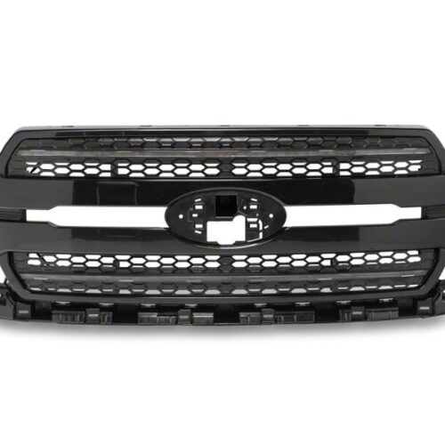 Raxiom for 2018-2020 Ford F-150 CXR Series LED Upper Replacement Grille with White DRL- Black - Image 6