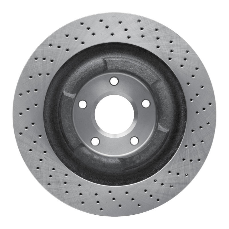 DFC 06-13 Chevrolet Corvette Front Drilled Brake Rotor - Image 5
