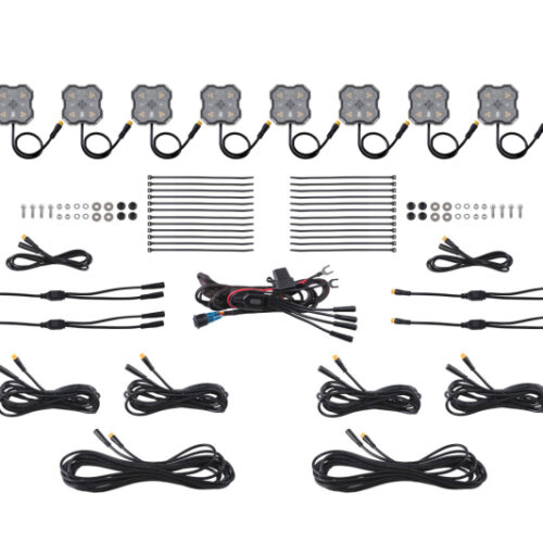 Diode Dynamics Rock Light -Amber/White - M8 8-Pack