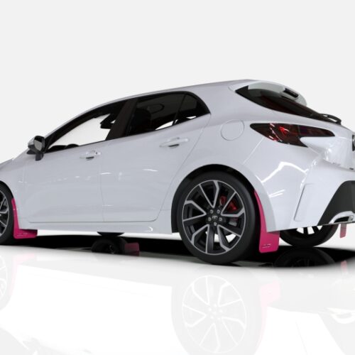 Rally Armor 22-26 Subaru WRX Pink Mud Flap BCE Logo - Image 3