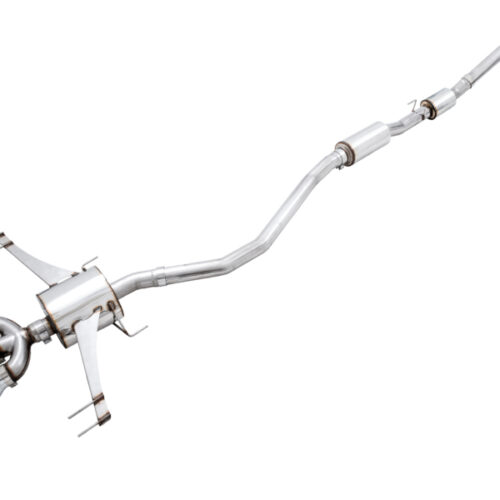 AWE Tuning Touring Edition Exhaust w/Front & Mid Pipes - Chrome Silver Tips for 2017+ Honda Civic Type R