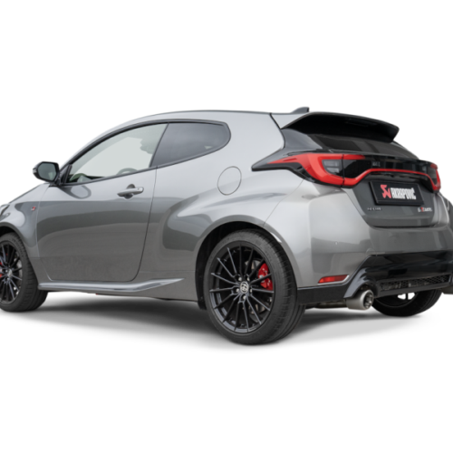 Alternative view of Akrapovic for 2024+ Toyota GR/GRMN Yaris Slip-On Race Line (Titanium)