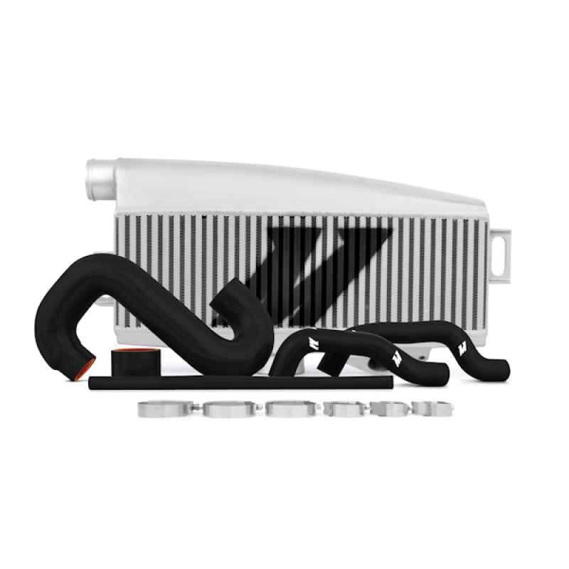Mishimoto Subaru 02-07 WRX/04-07 STi Top-Mount Intercooler Kit - Silver/Black Hoses - Not For iRHD - Image 2