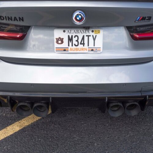 Dinan for 21-27 BMW M3/M4 (G80/G82/G83) Carbon Fiber Rear Diffuser Surround - Image 10