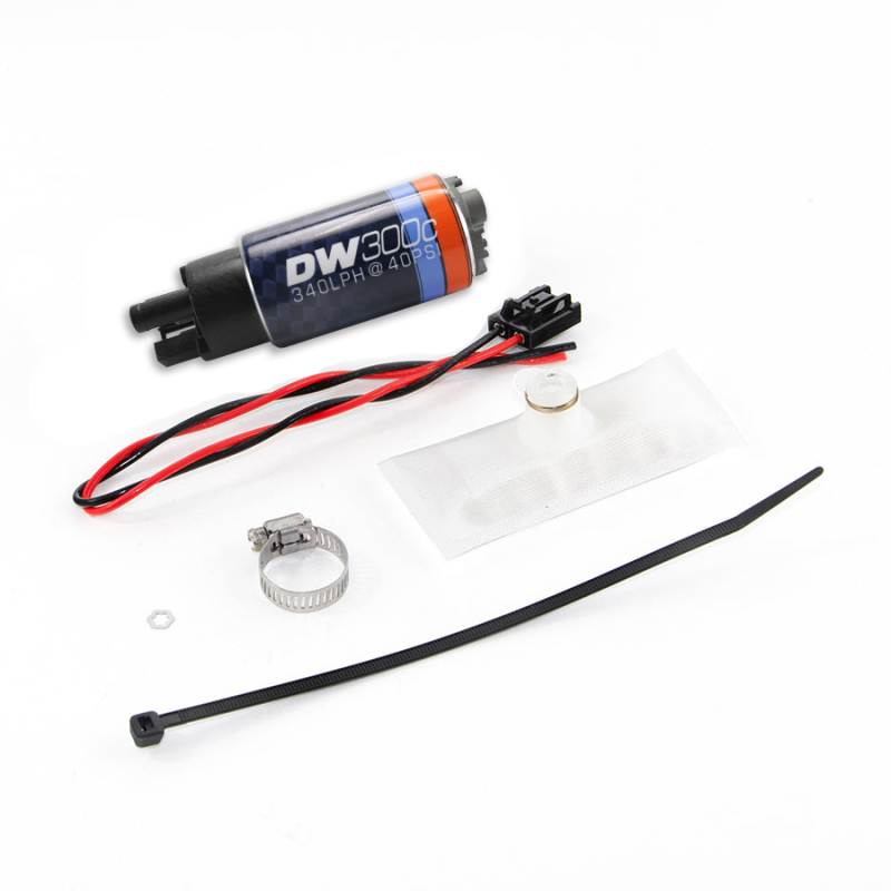 DeatschWerks 88-91 BMW 325i DW300C 340 LPH Compact Fuel Pump w/ Install Kit (w/o Mounting Clips) - Image 3