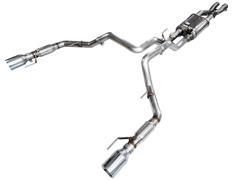 AWE Tuning Gen 3 Raptor SwitchPath Exhaust - Chrome Silver Tips - Image 2