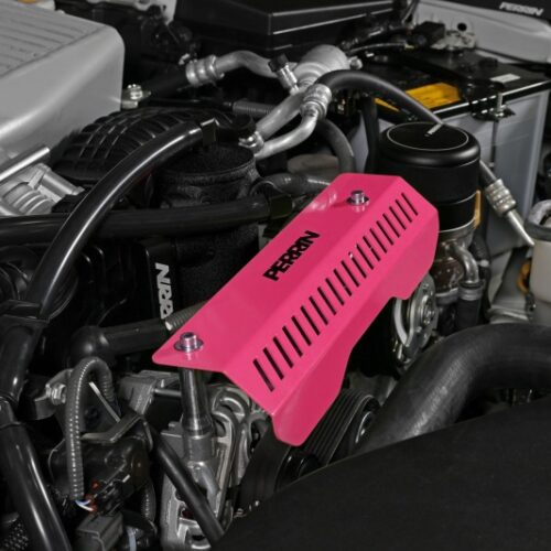 PERRIN 22-26 Subaru WRX Pulley Cover - Hyper Pink (SHORT - For Use w/PERRIN AOS) - Image 6