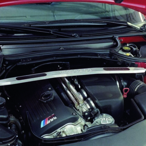 Dinan for 01-06 BMW M3 (E46) Aluminum Strut Tower Brace - Front - Image 4