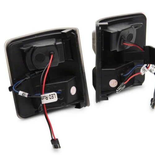 Raxiom for 2011-2016 Ford F-250/F-350 Super Duty Axial LED SEQL Switchback Side Mirror Marker Lamps- Smoked - Image 3