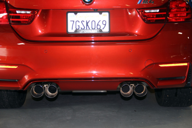 Dinan for 15-20 BMW M3/M4 (F80/F82/F83) Free Flow Axleback Exhaust System - Black Tips - Image 6