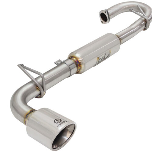 aFe Power 11-16 Scion TC L4-2.5L 304SS 2-1/4in to 2-1/2in Axle-Back Takeda Exhaust w/ Polished Tip - Image 3