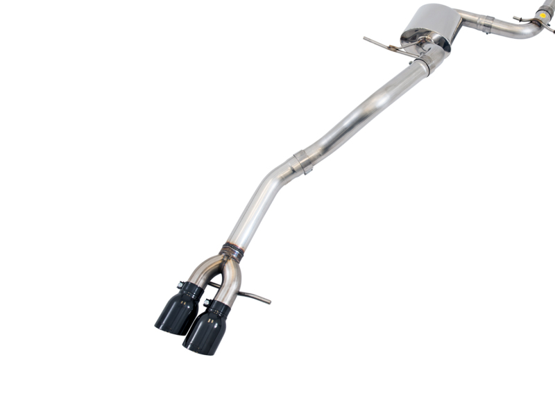 AWE Tuning Track Edition Exhaust - Diamond Black Tips for 09-14 Volkswagen Jetta Mk6 1.4T