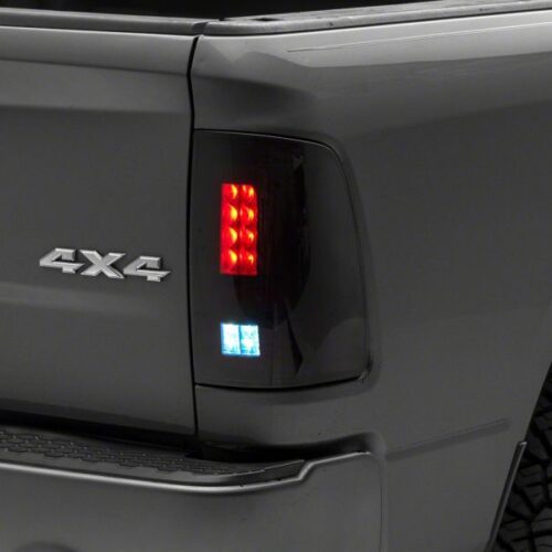 Raxiom for 2009-2018 Dodge RAM 1500/2500/3500 Axial Series LED Tail Lights- Black Housing (Smoked Lens) - Image 4