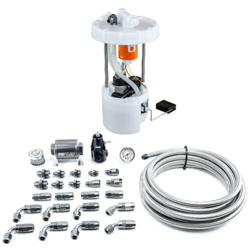 DeatschWerks K20 DW400 Pump Module & Return Kit w/CPE Fuel Lines for 2006-2011 Honda Civic Si