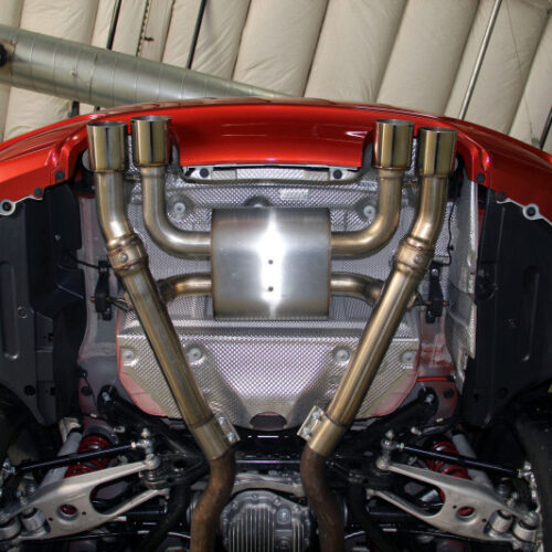 Dinan for 15-20 BMW M3/M4 (F80/F82/F83) Free Flow Axleback Exhaust System - Black Tips - Image 4