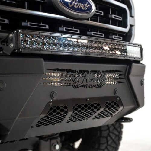 Addictive Desert Designs for 2021 Ford F-150 HoneyBadger Front Bumper w/ Top Hoop - Image 6