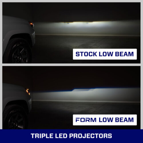 Form Lighting 2014-2024 Toyota 4Runner Sequential LED Projector Headlights (Pair) - Image 9