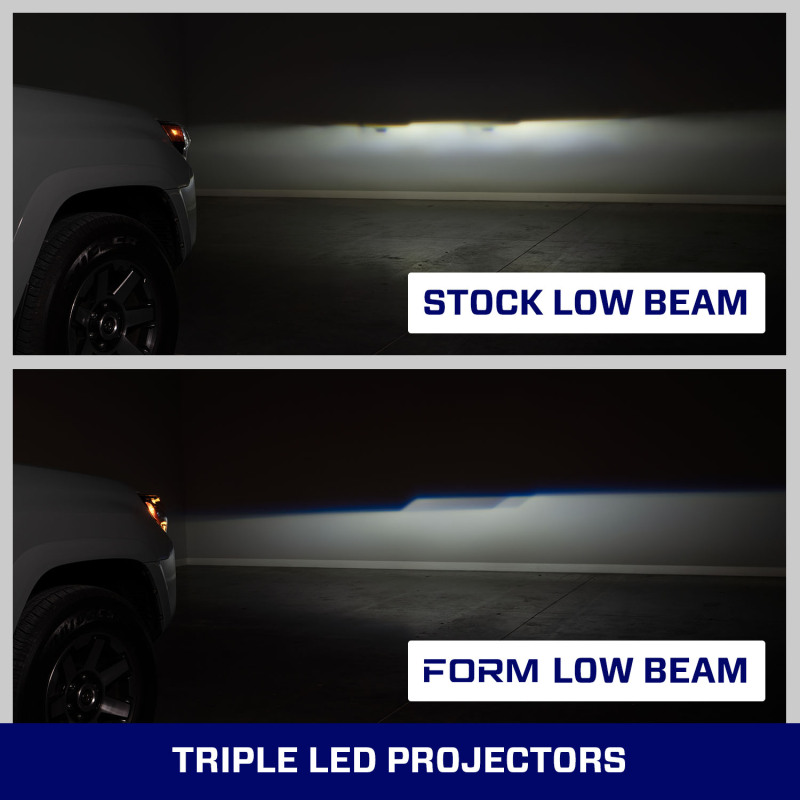 Form Lighting 2014-2024 Toyota 4Runner Sequential LED Projector Headlights (Pair) - Image 9