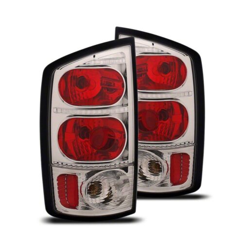 Raxiom for 2002-2005 Dodge RAM 1500 Axial Series Tail Lights- Black Housing- Smoked Lens