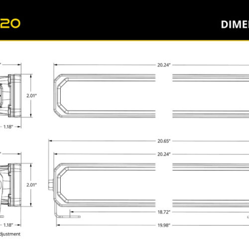 Diode Dynamics SS20 Pro Yellow Combo Standard ABL (one) - Image 7
