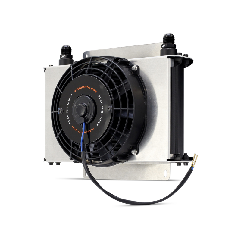 Mishimoto Universal Oil Cooler Kit 25-Row Cooler and 1x 8in Fan - Image 2